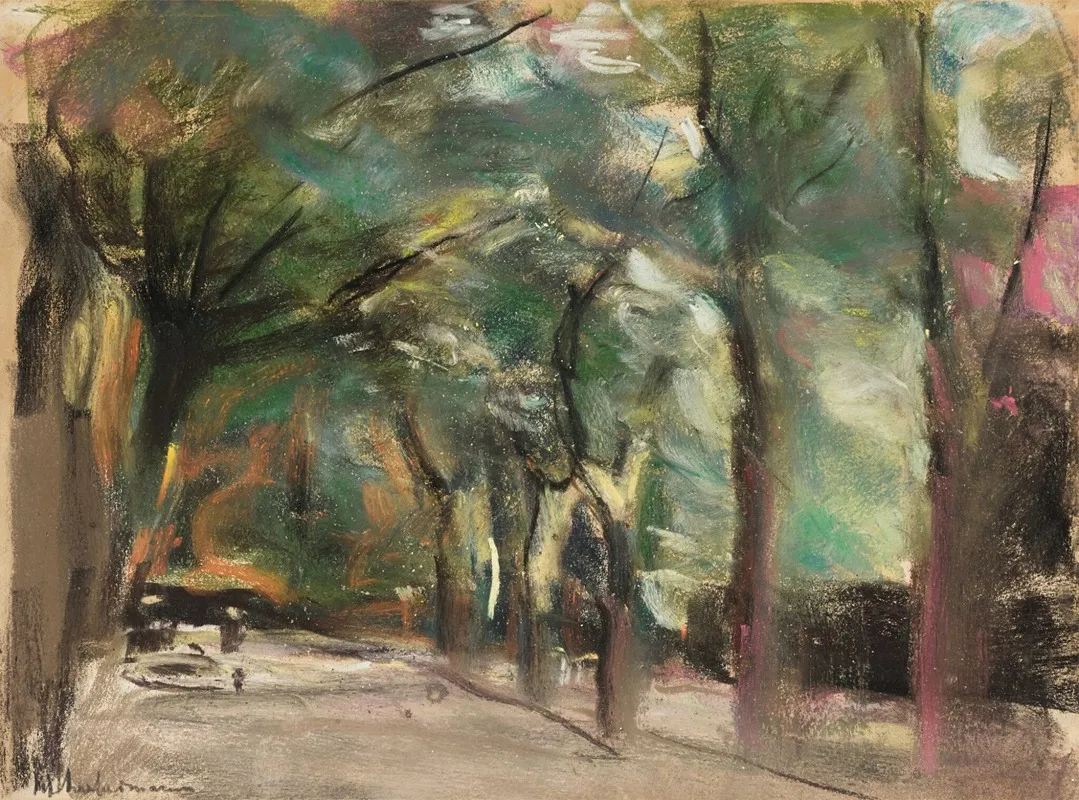Avenue I by Max Liebermann - Canvas Print