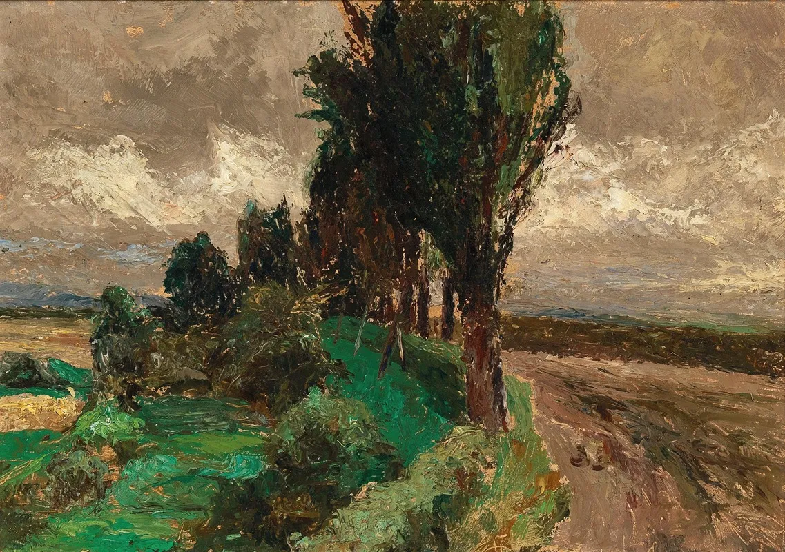 Avenue Of Poplars