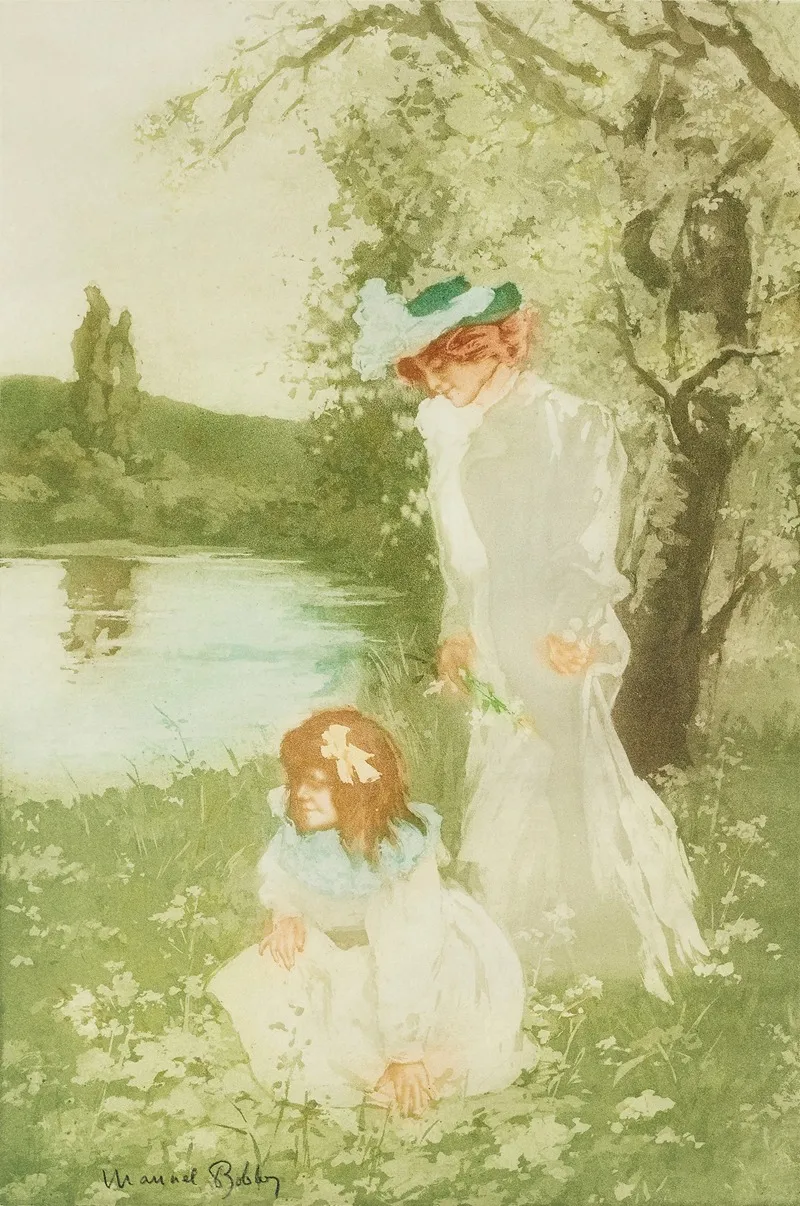 Avril 2 by Manuel Robbe - Canvas Print