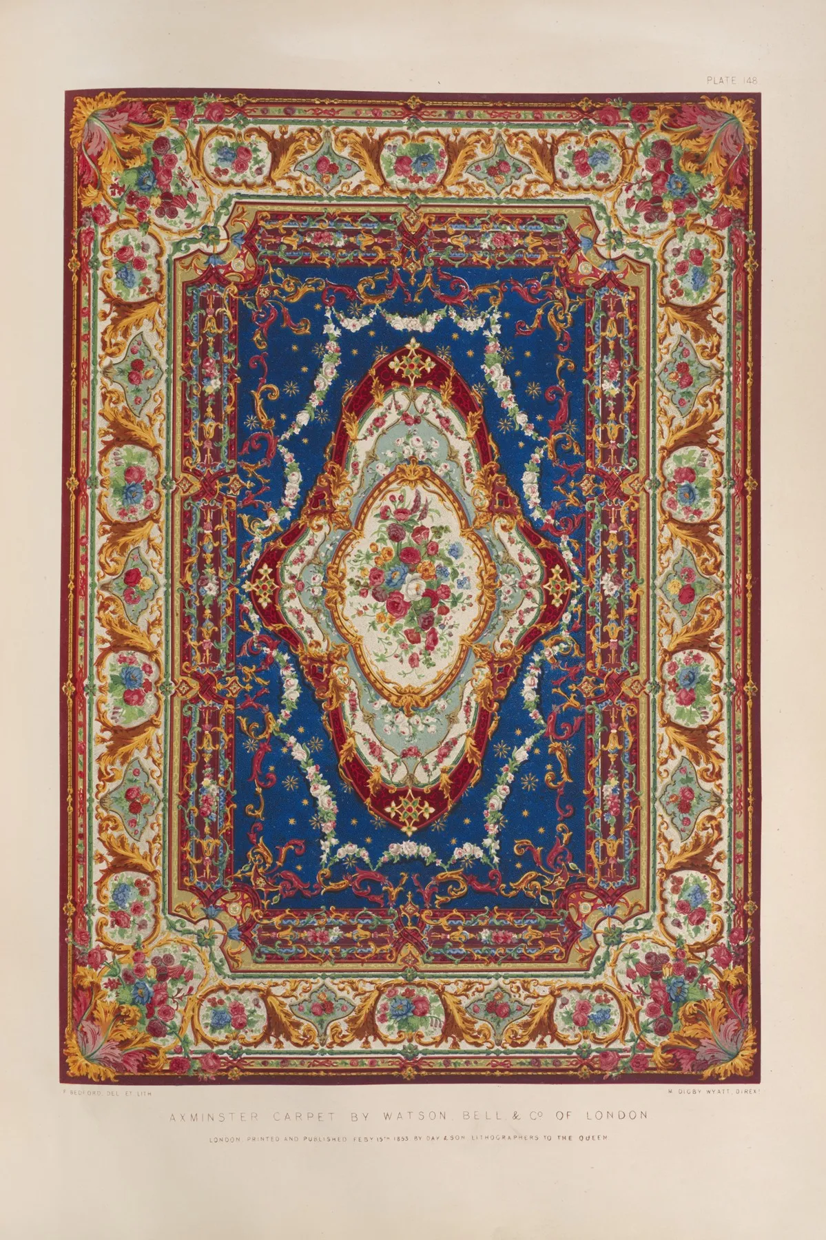 Axminster Carpet By Watson Bell Co Of London
