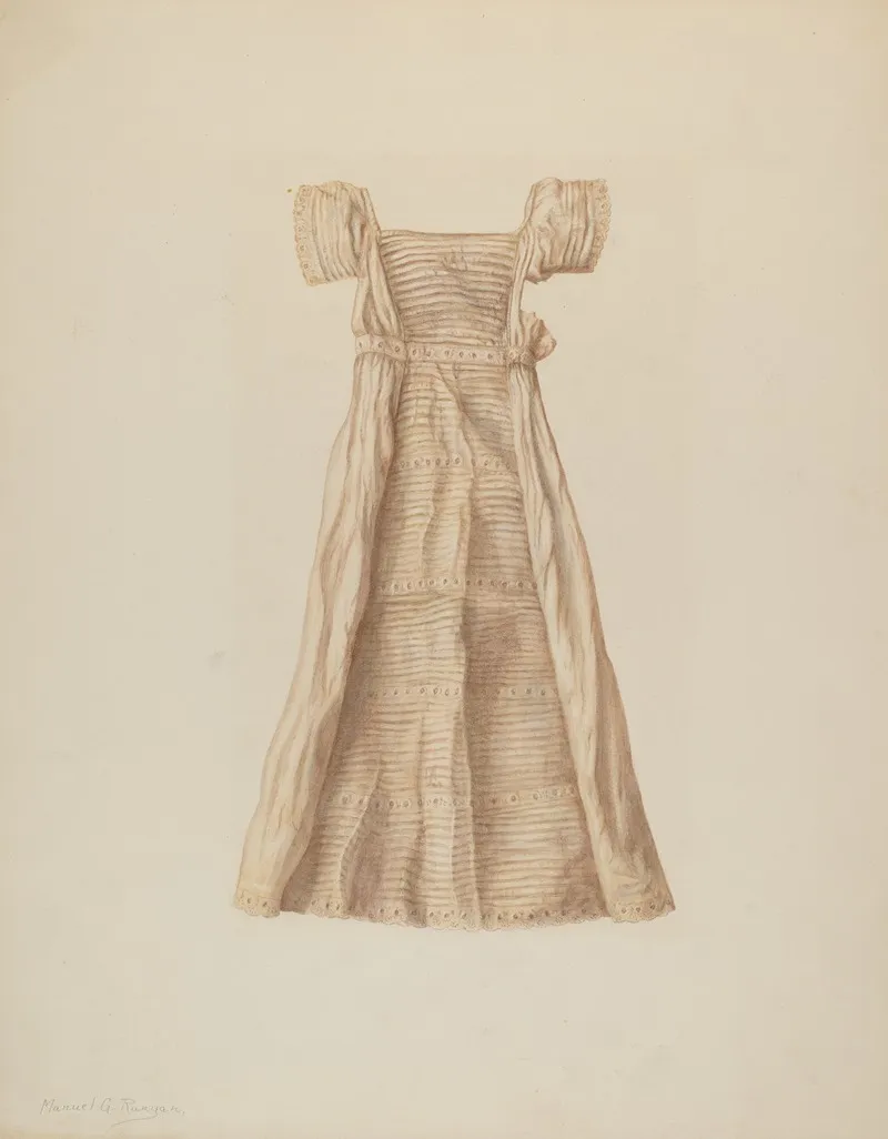 Baby Dress 5 by Manuel G. Runyan - Canvas Print