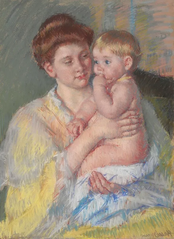 Baby John With Forefinger In His Mouth