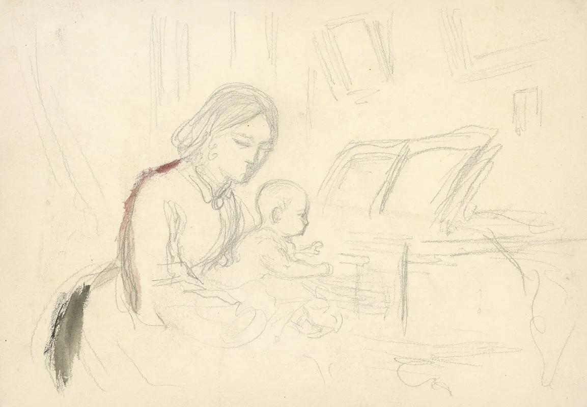 Baby Playing The Piano