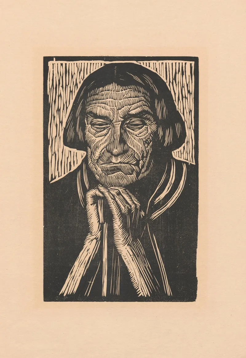 Baca 2 by Władysław Skoczylas - Canvas Print