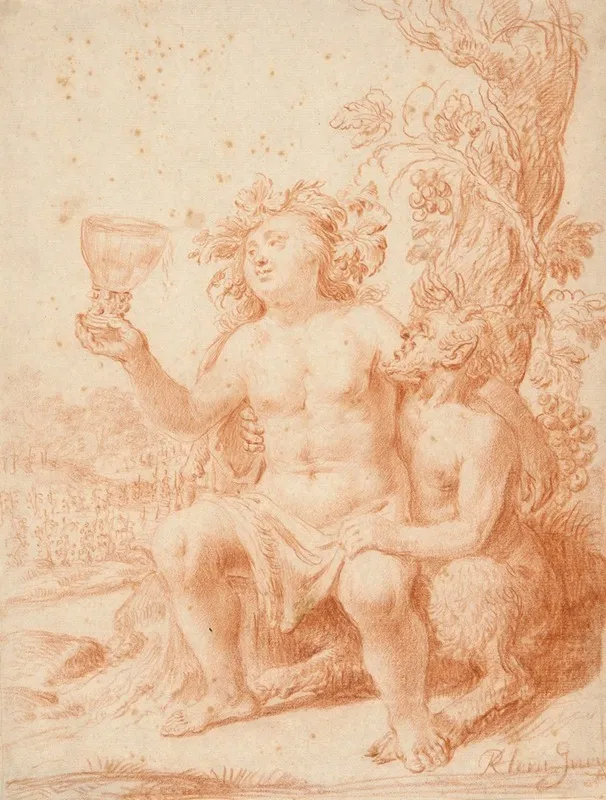Bacchus And Satyr