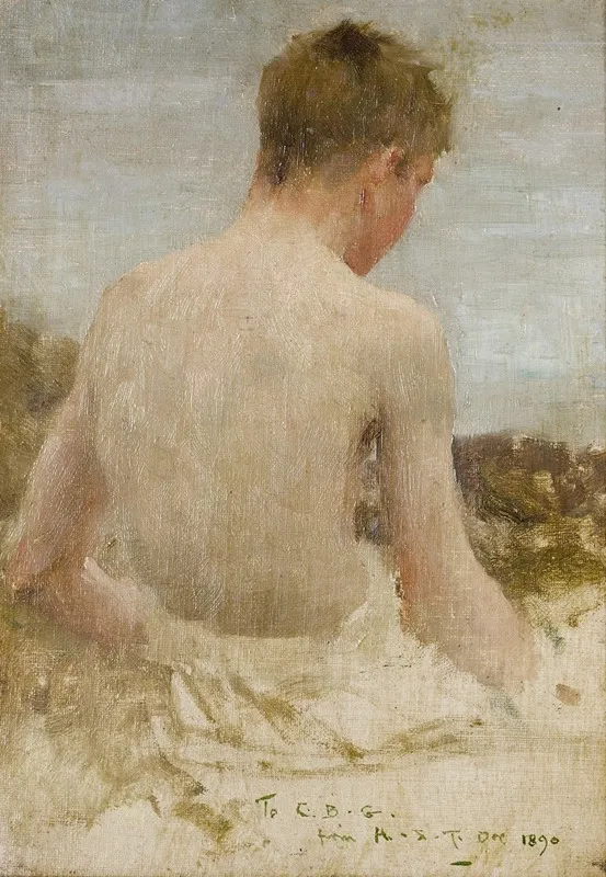 Back Of A Boy Bather 2