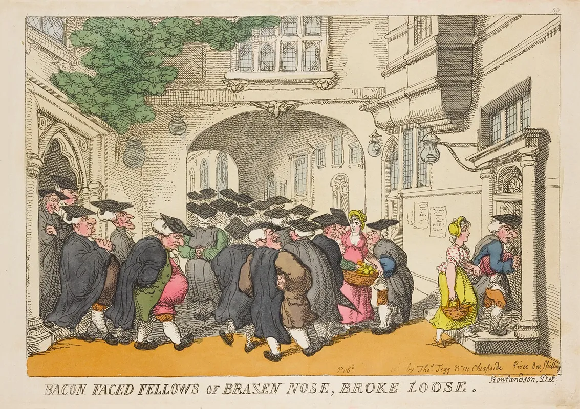 Bacon Faced Fellows Of Brazen Nose Broke Loose