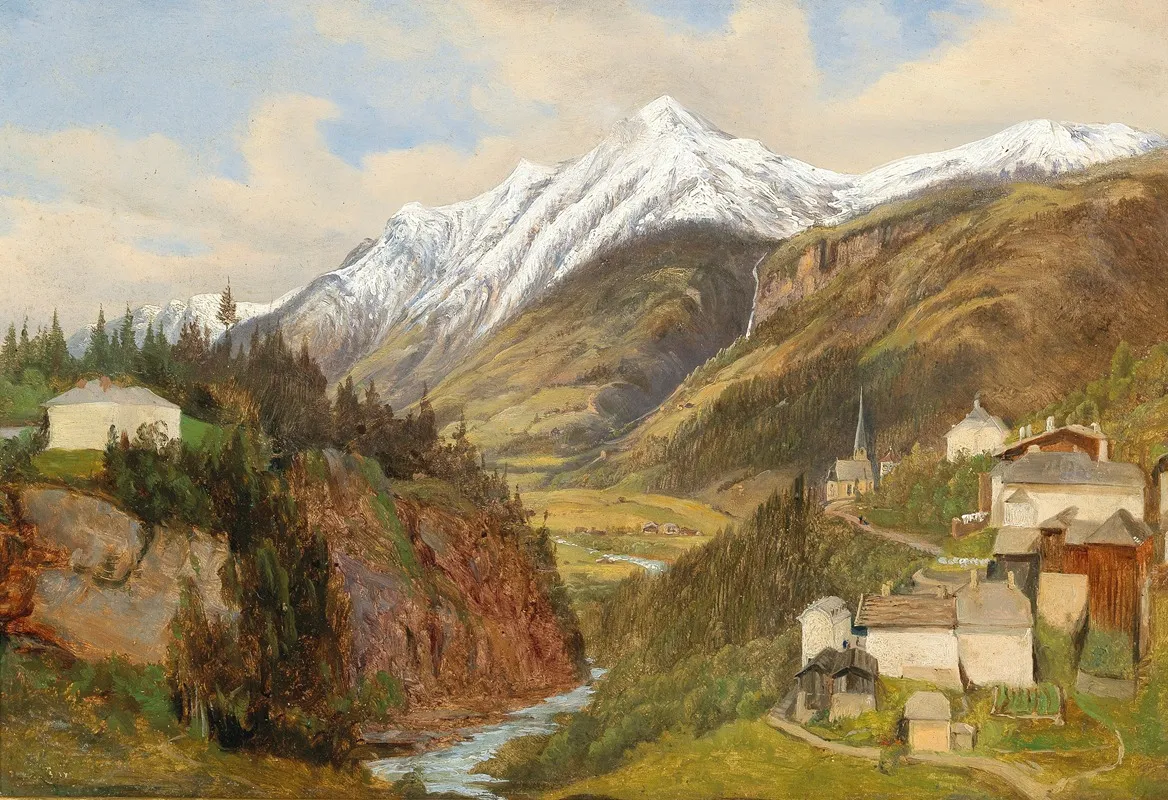 Bad Gastein by Emil Ludwig Löhr - Canvas Print