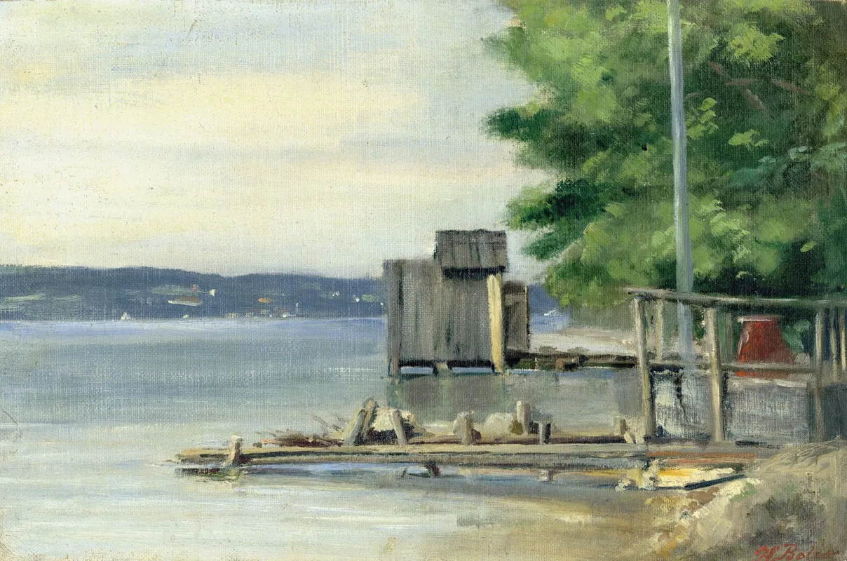 Badehutte Am Starnberger See Bei Ambach