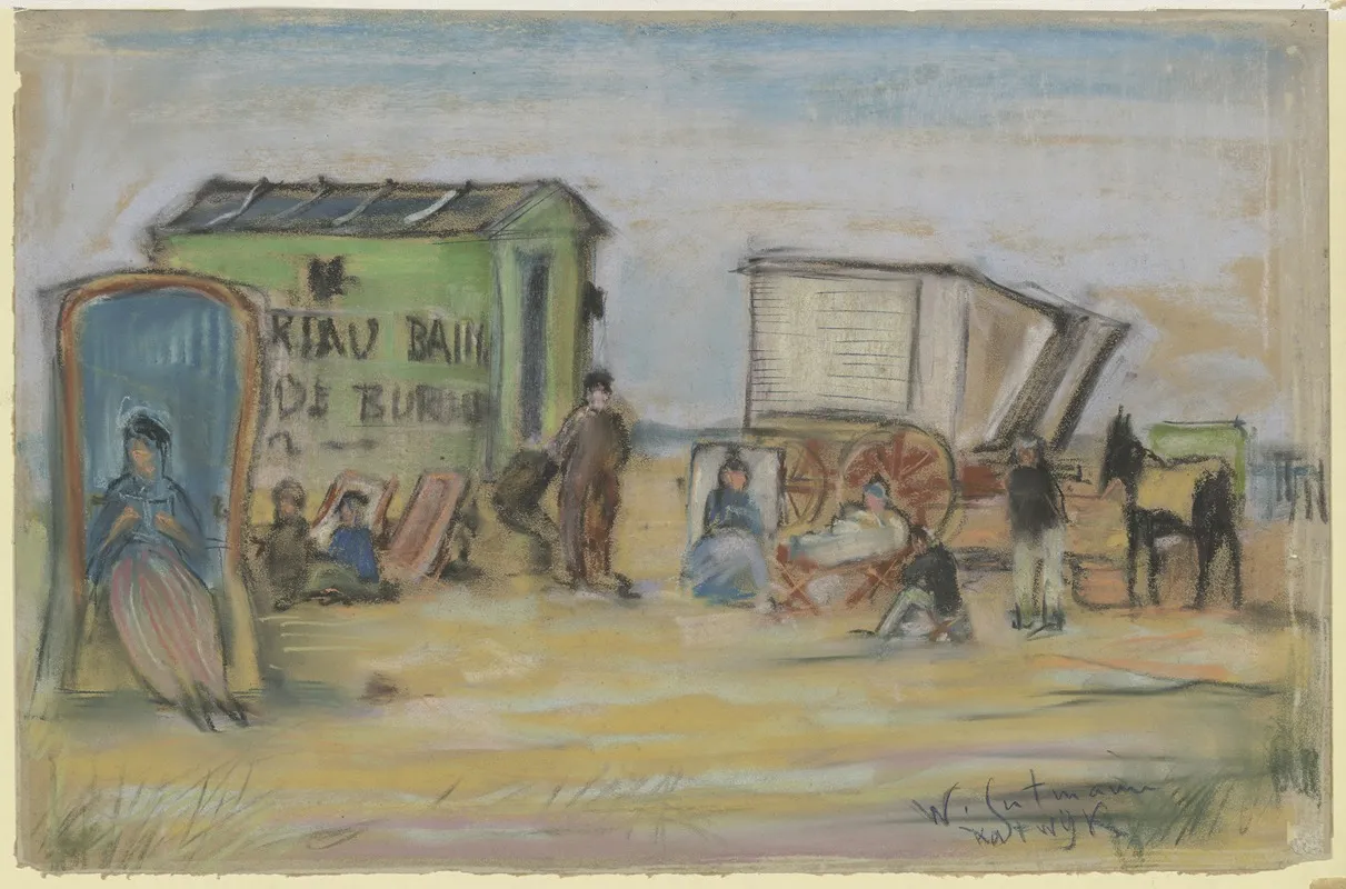 Badekarren In Katwijk