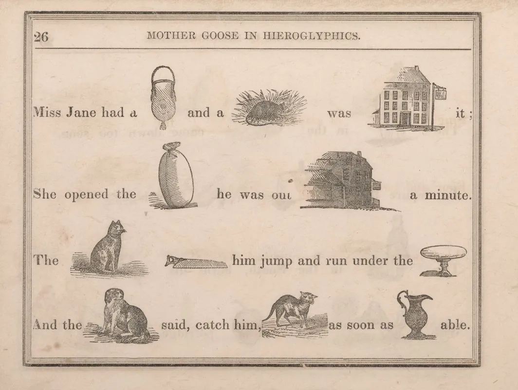 Bag Mouse Inn Bag Inn Cat Saw Table Dog Puss Ewer
