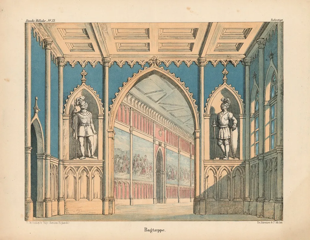 Bagtaeppe by Emil Bærentzen - Canvas Print