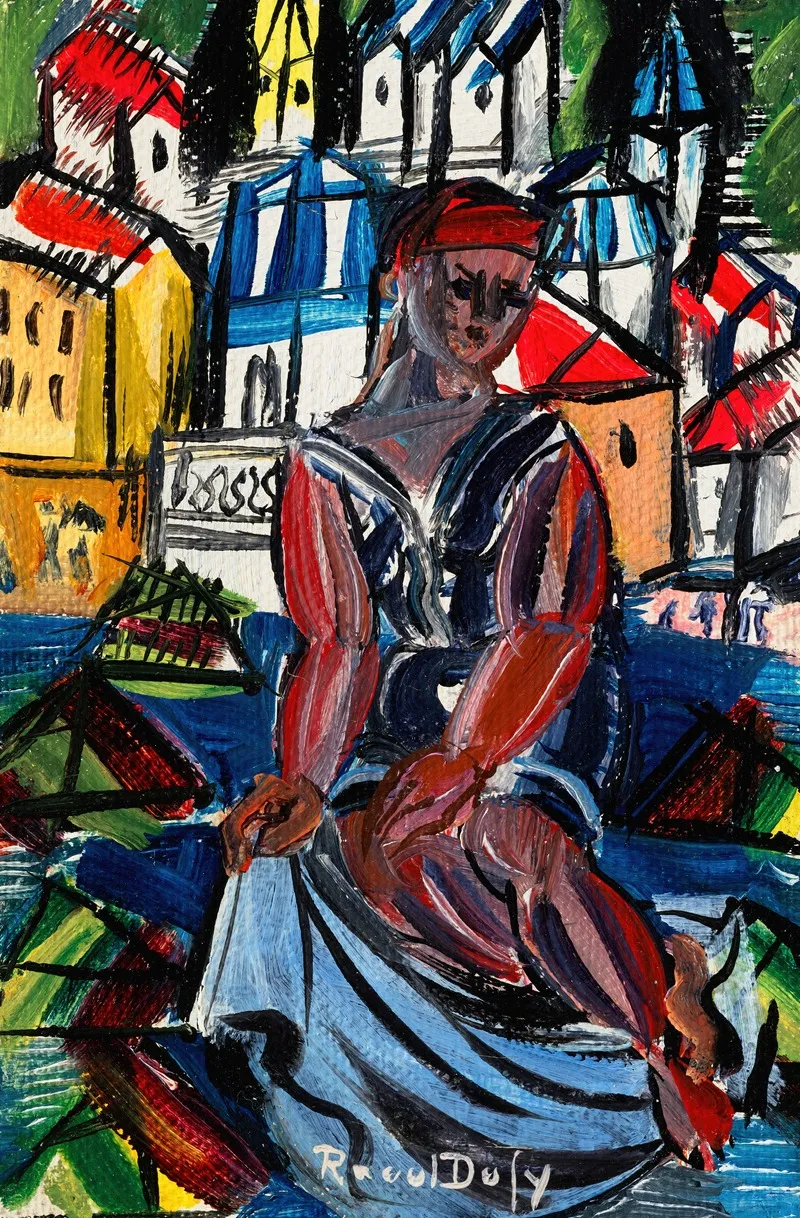 Baigneuse 16 by Raoul Dufy - Canvas Print