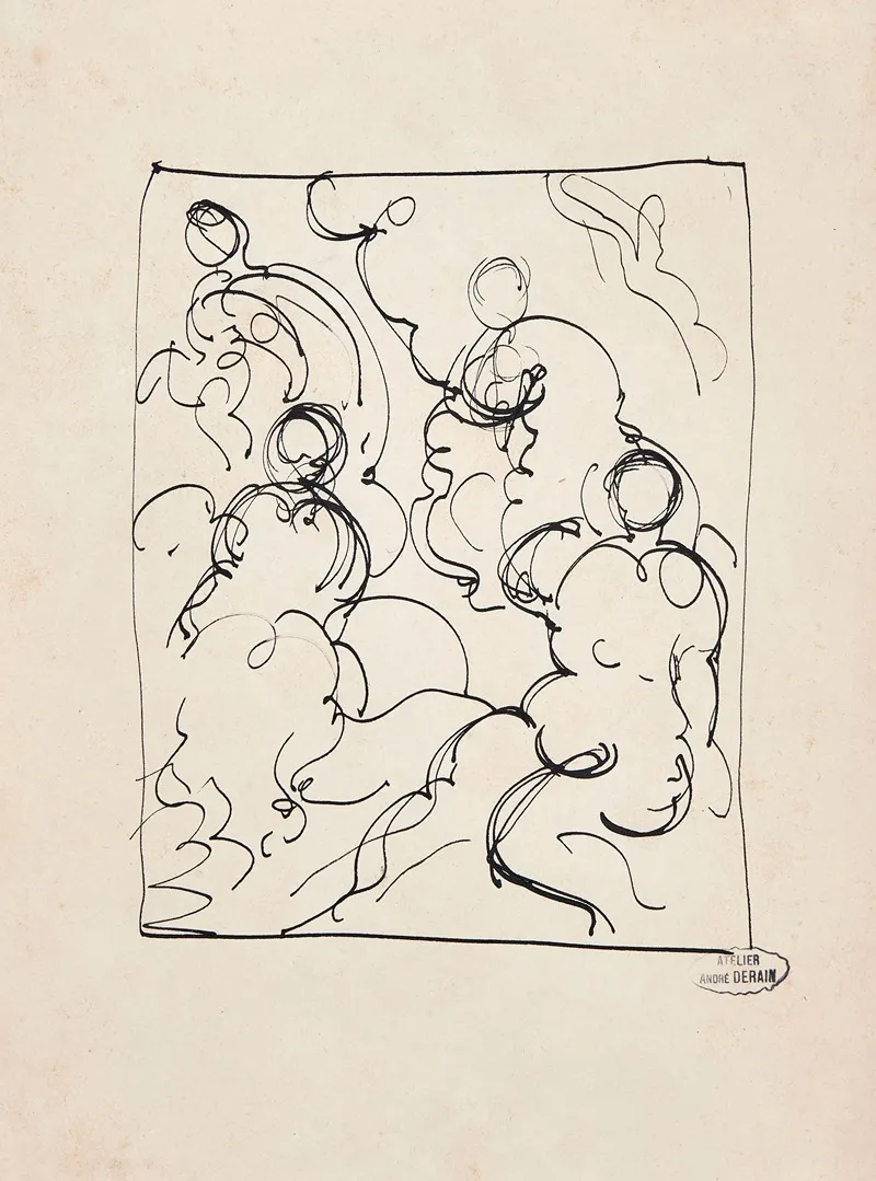 Baigneuses 12 by André Derain - Canvas Print