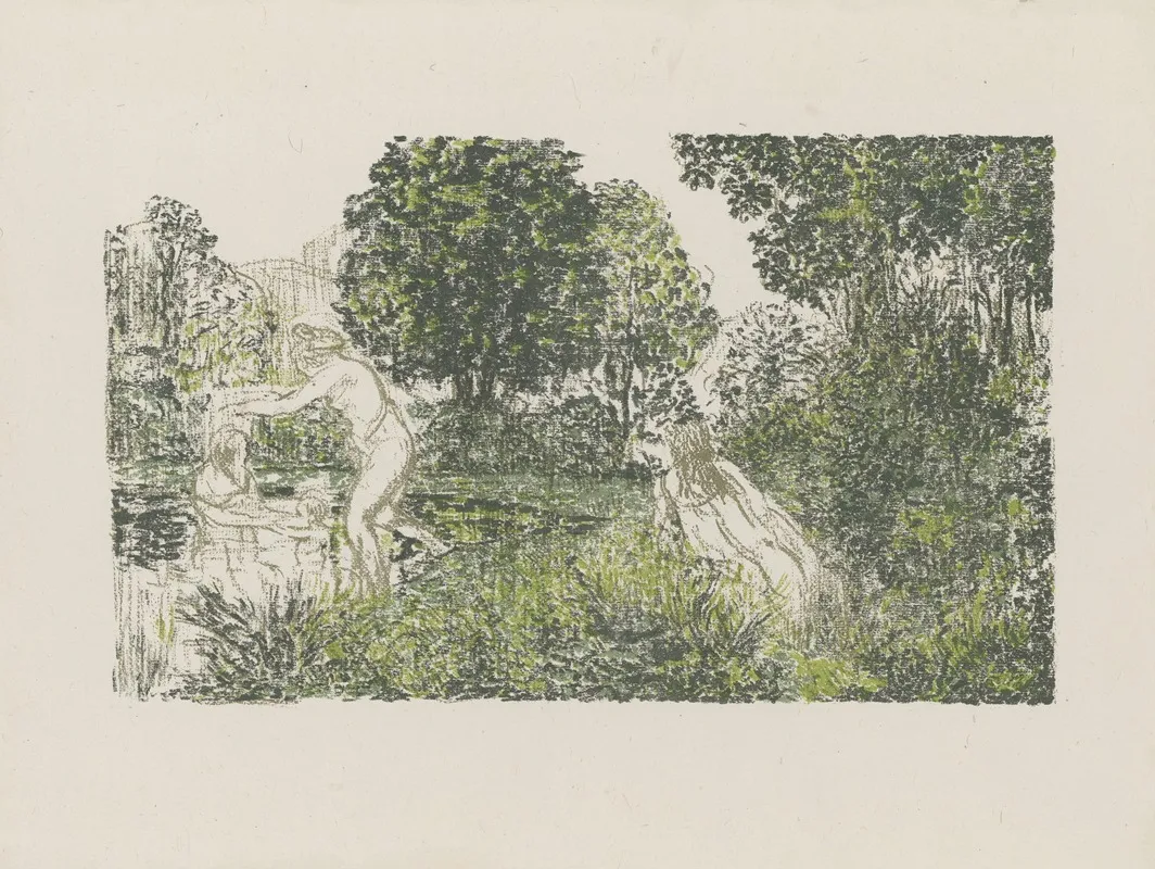 Baigneuses 13 by Ker-Xavier Roussel - Canvas Print