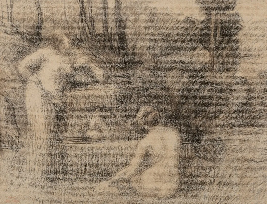 Baigneuses A La Fontaine