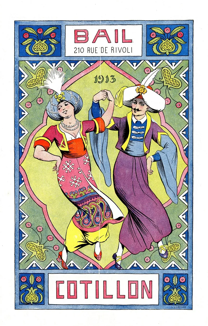 Bail Cotillon by Léon Lebègue - Canvas Print