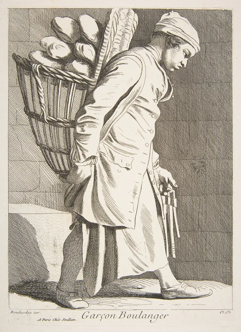 Baker Boy by Edmé Bouchardon - Canvas Print