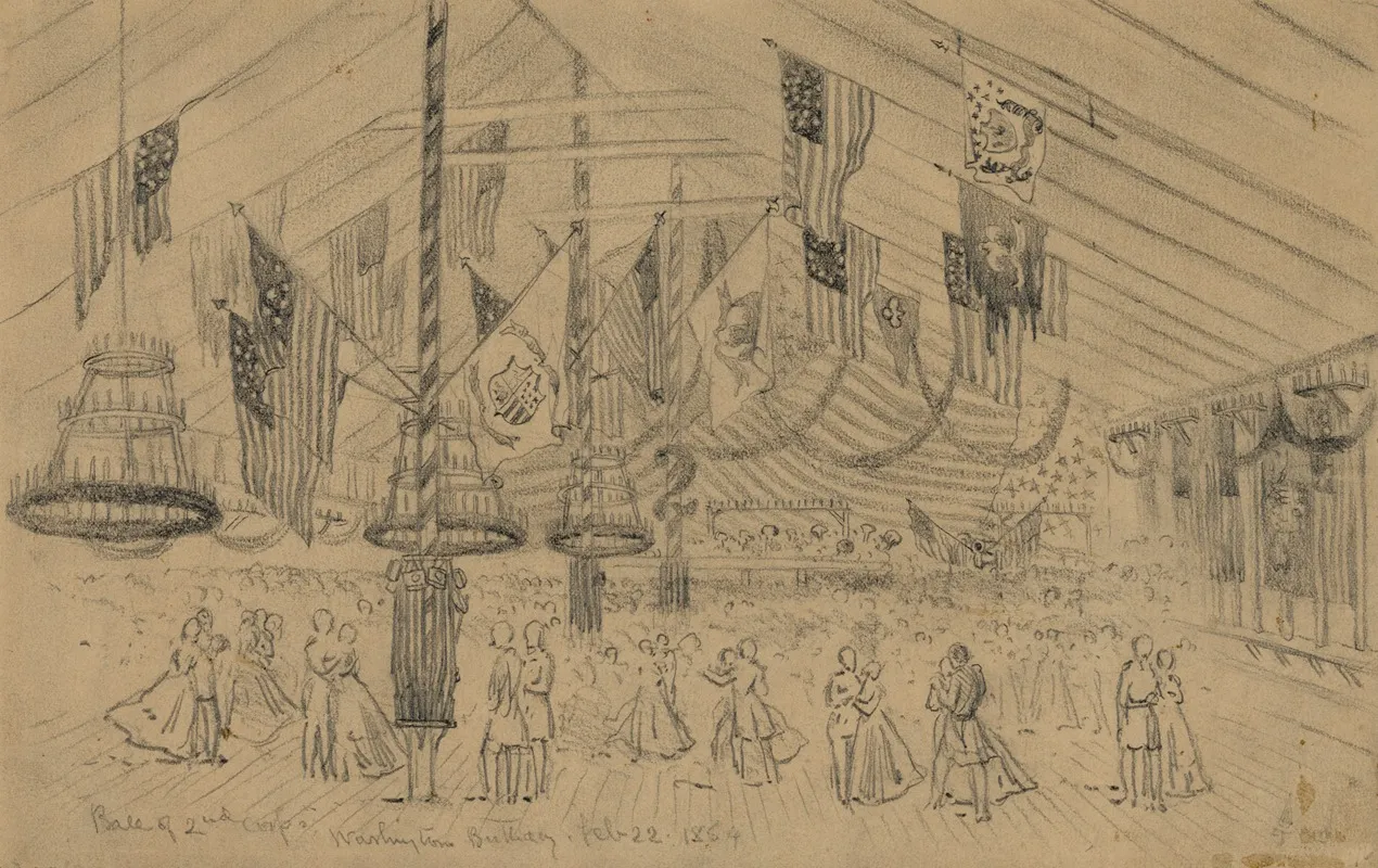 Ball Of 2nd Corps Washingtons Birthday