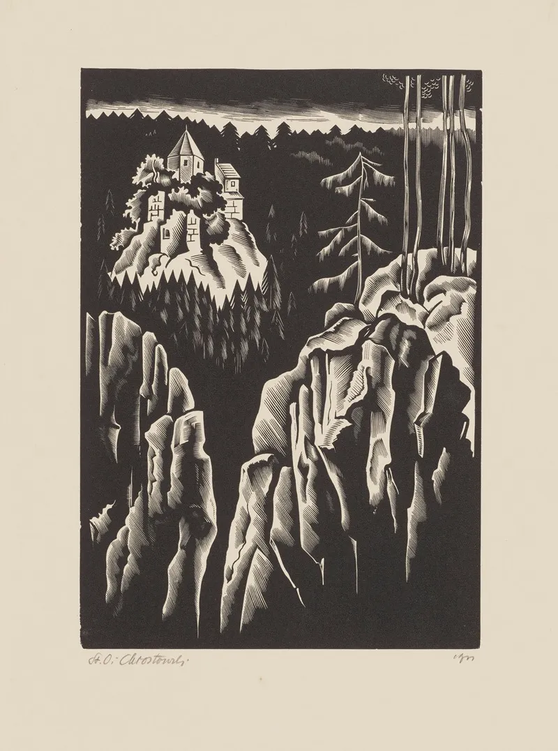 Ballada by Stanisław Ostoja-Chrostowski - Canvas Print