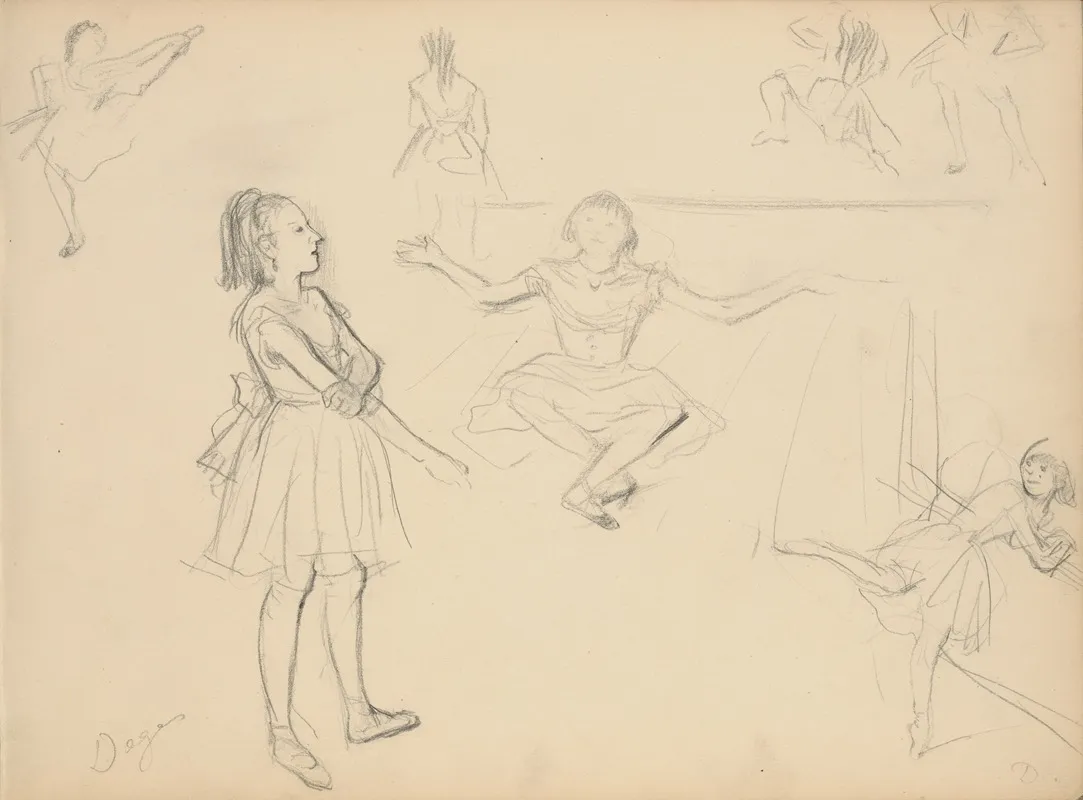 Ballet Dancers Rehearsing 2