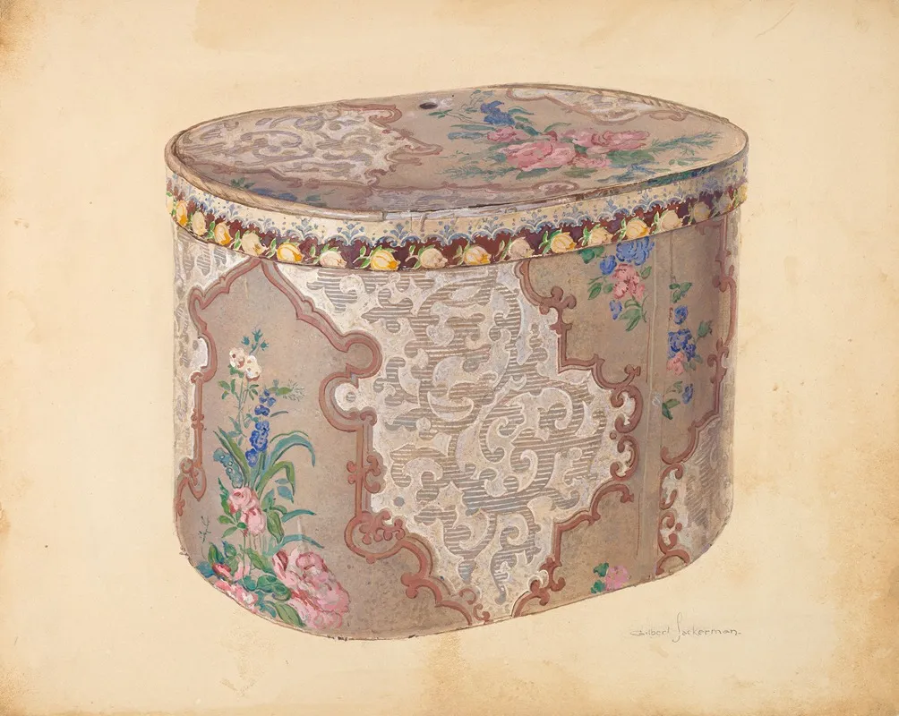 Bandbox 28 by Gilbert Sackerman - Canvas Print