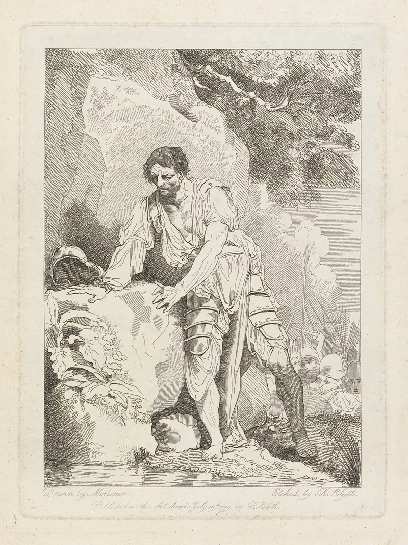 Banditti Representing Banditti Variously Employed Returning Wounded From Battle