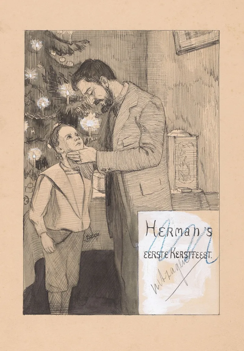 Bandontwerp Voor A C L Hermans Eerste Kerstfeest