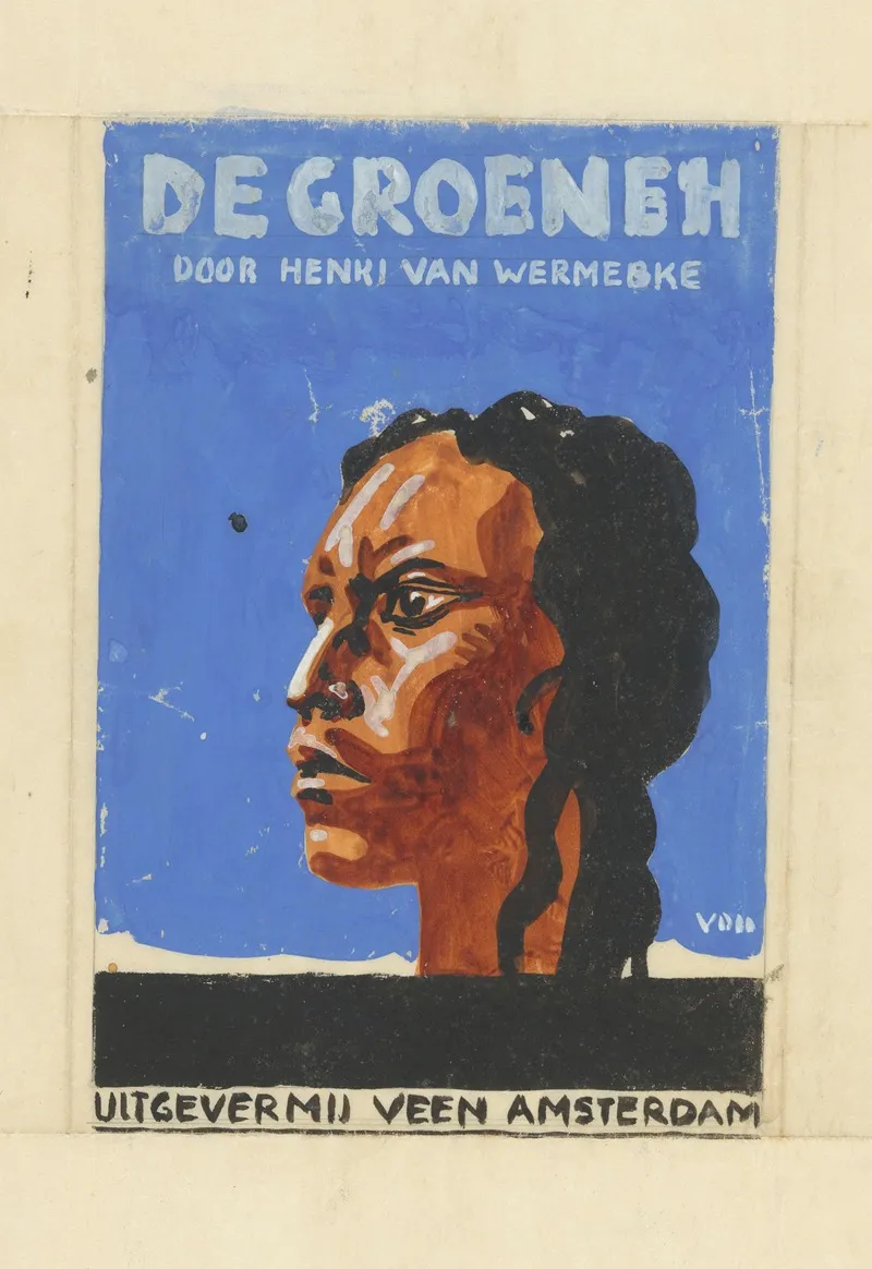 Bandontwerp Voor Henri Van Wermeskerken De Groene Hel Het Blanke Mysterie Van De Matto Grosso