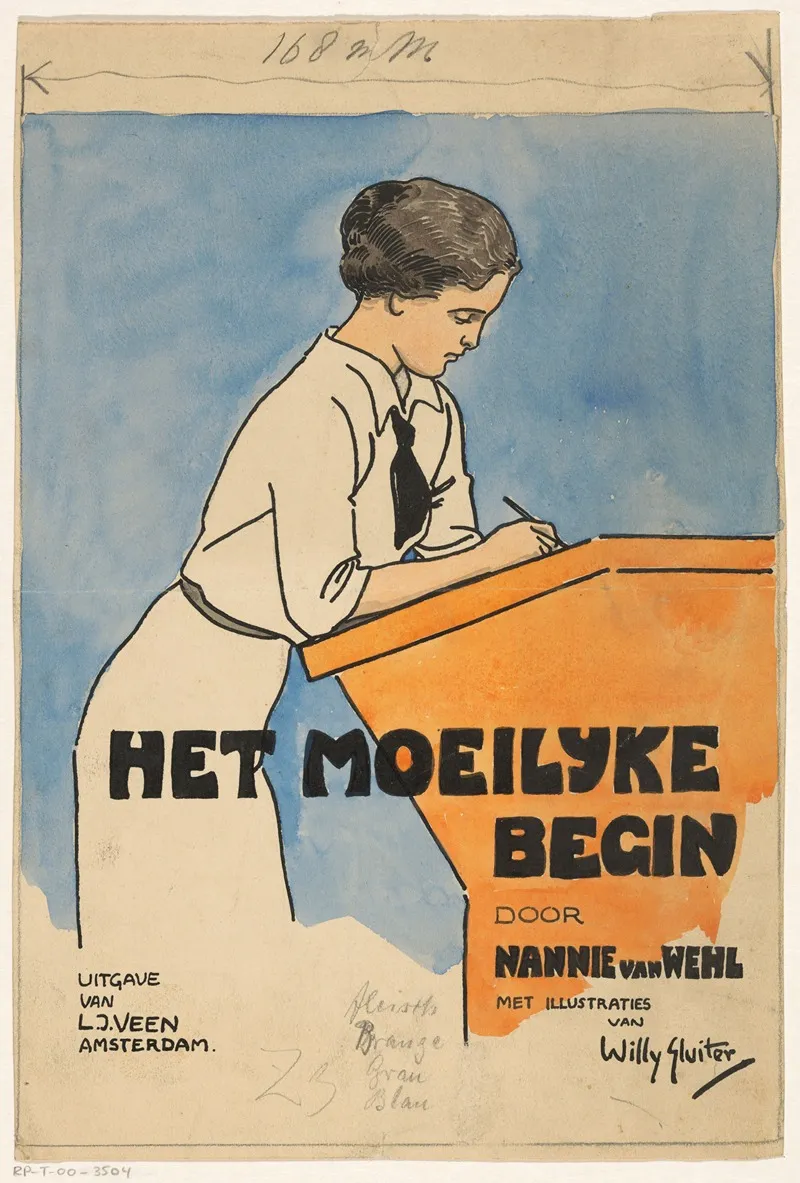 Bandontwerp Voor Nannie Van Wehl Het Moeilijke Begin 1915