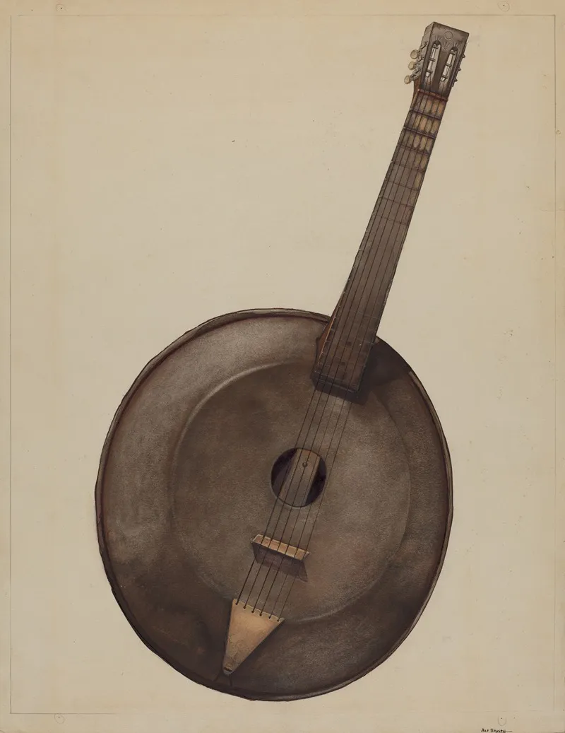 Banjo by Alf Bruseth - Canvas Print