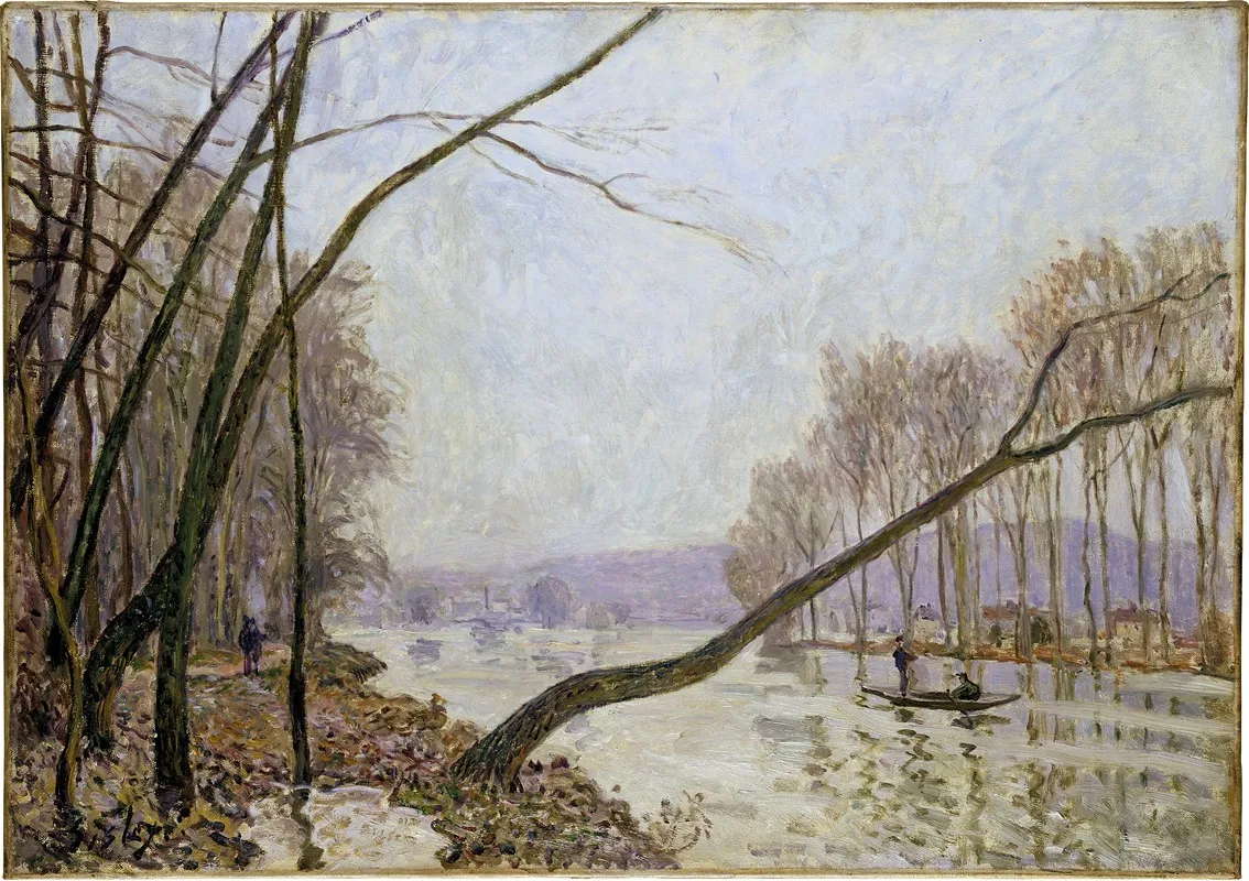 Bank Of The Seine In Autumn