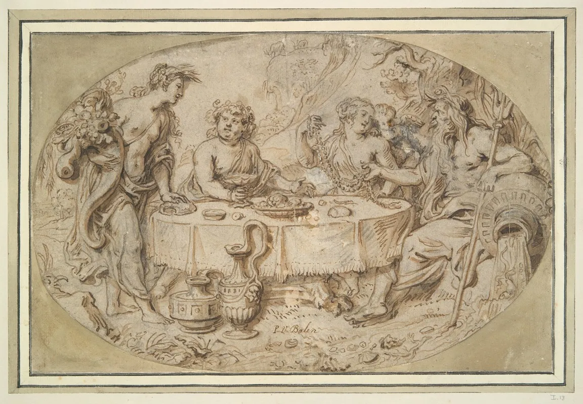 Banquet Of Ceres Bacchus Venus And Neptune