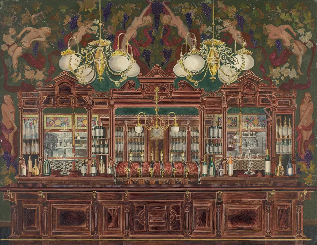 Bar 2 by Perkins Harnly - Canvas Print