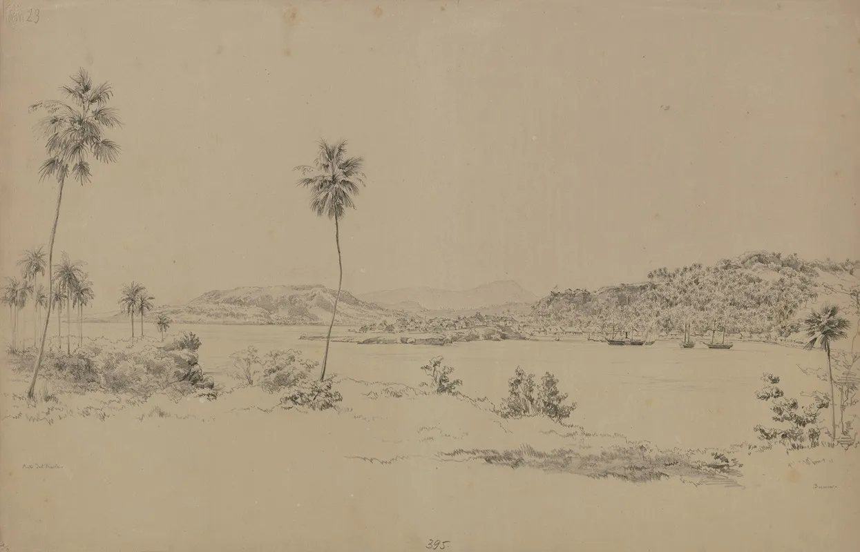 Baracoa Mit Punta Del Fraile by Adolf Hoeffler - Canvas Print