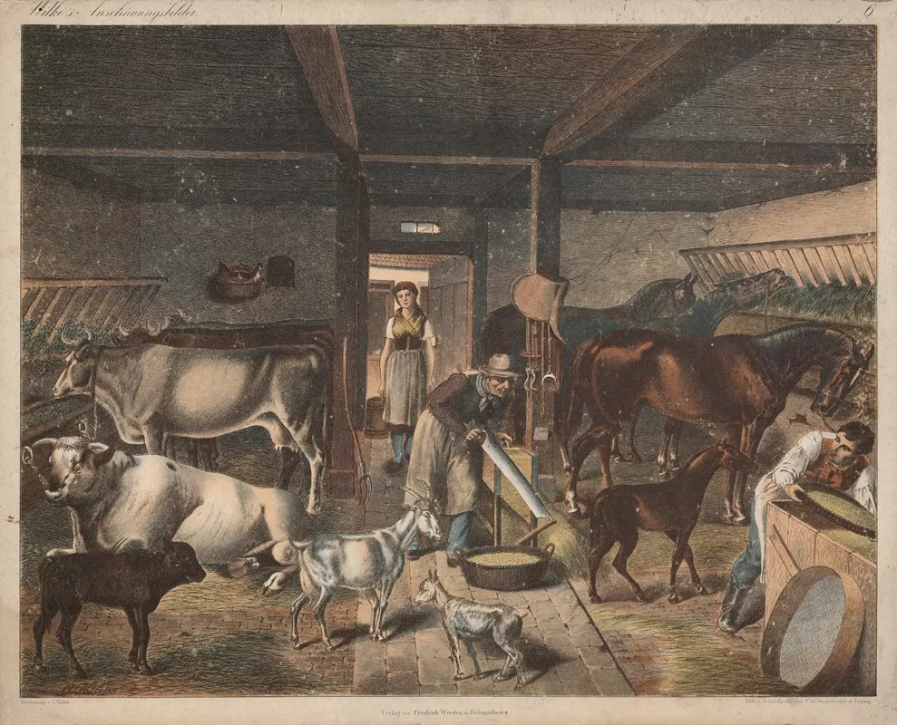 Barn 3 by A. Toller - Canvas Print