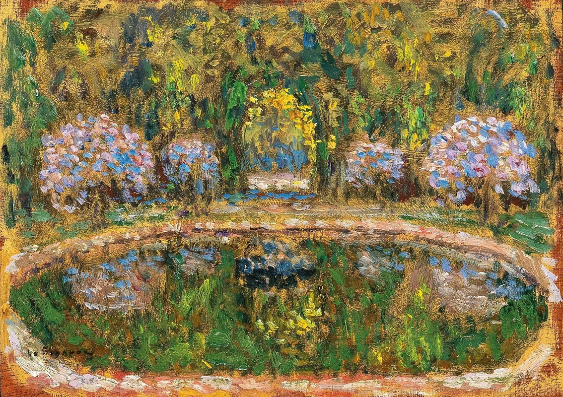 Bassin De Trianon Versailles by Henri Le Sidaner - Canvas Print