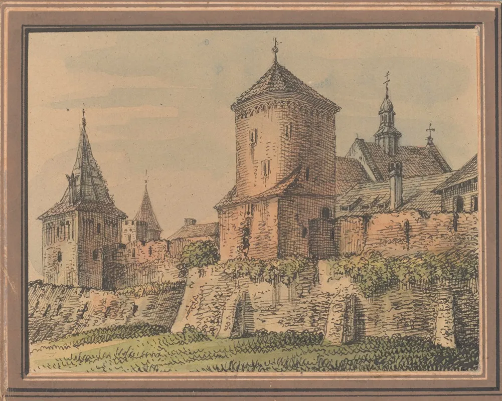 Baszta Laziebnikow Oraz Baszta Ceklarzy by Jerzy Głogowski - Canvas Print