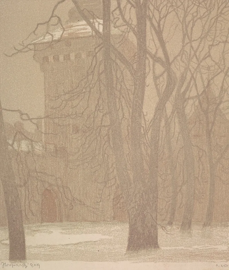 Baszty by Jan Wojnarski - Canvas Print