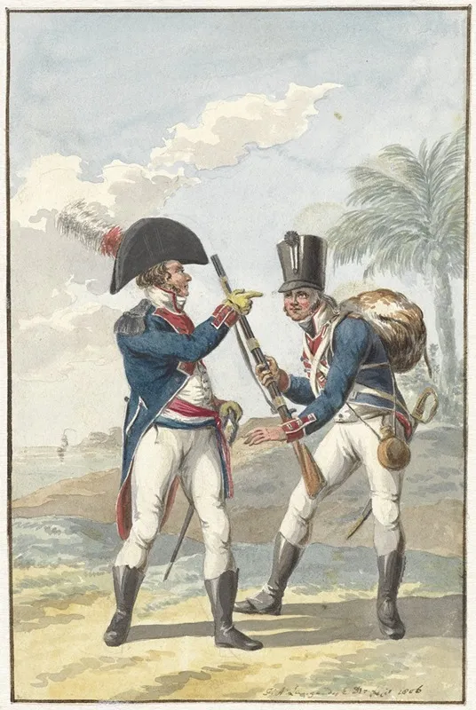 Bataafsche Coloniale Infanterie Van De Kaap De Goede Hoop