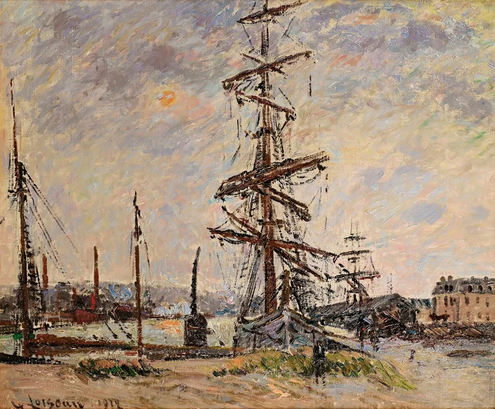 Bateaux A Quai Au Havre