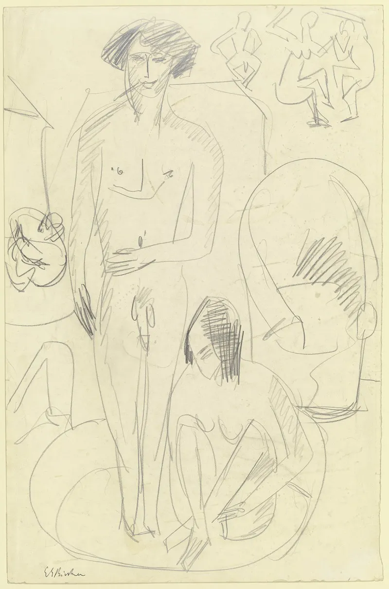 Bathing Couple In The Tub
