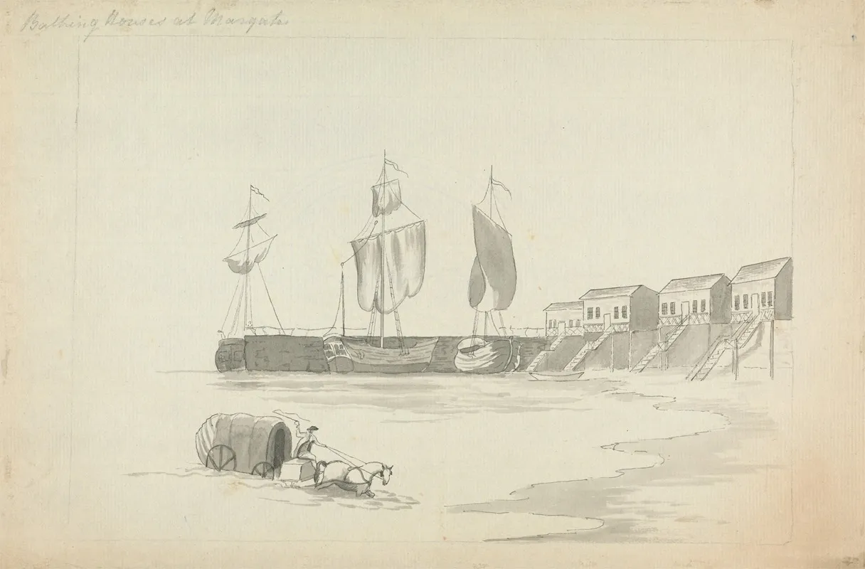 Bathing Houses At Margate