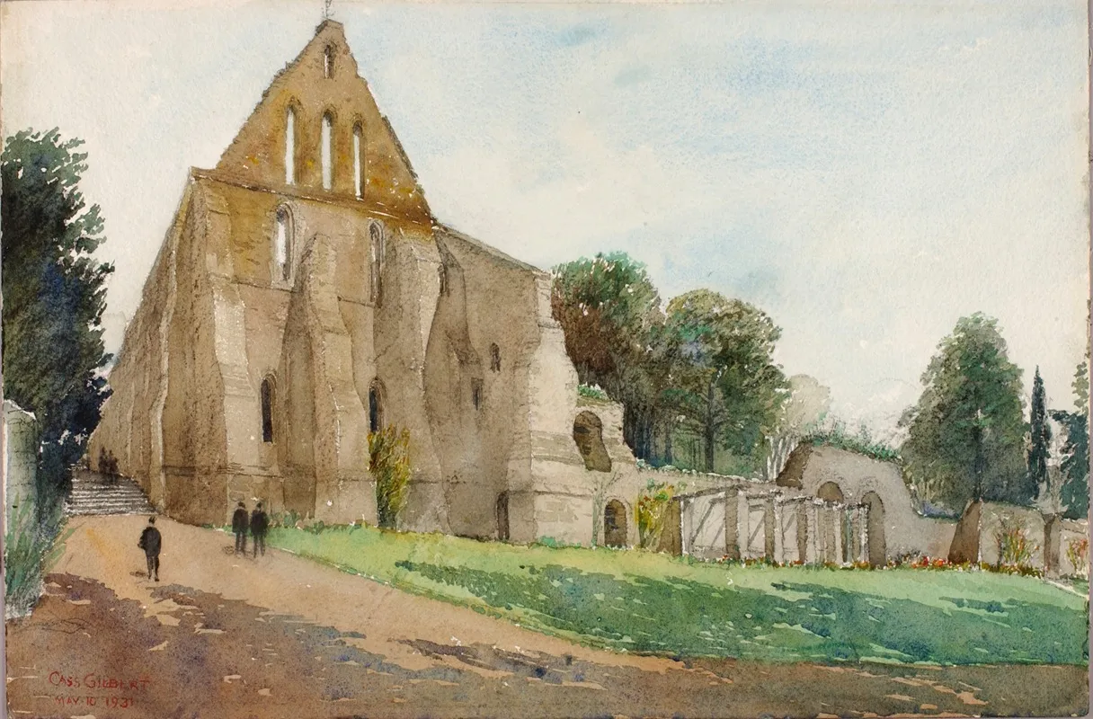 Battle Abbey by Cass Gilbert - Canvas Print