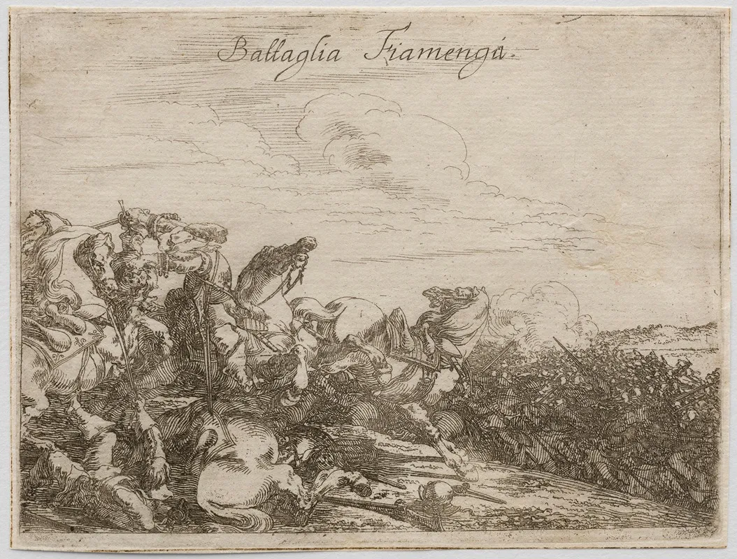 Battle In Fiamenga Italy