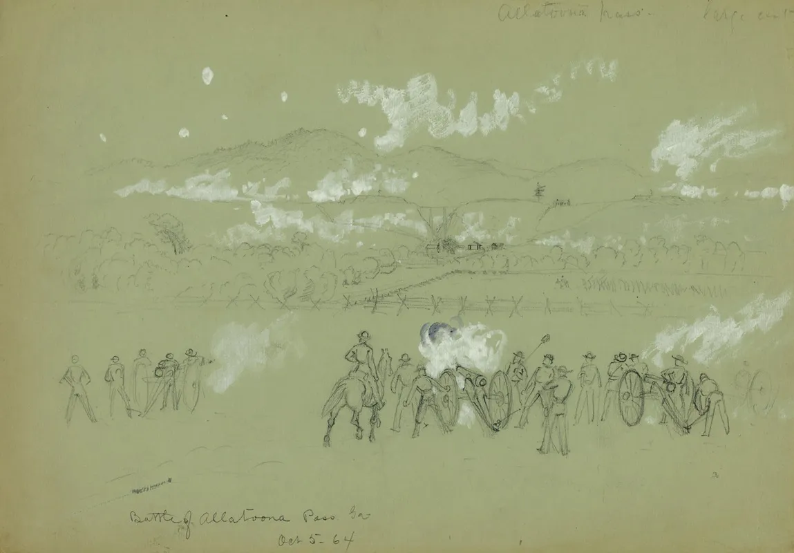 Battle Of Allatoona Pass Ga Oct 5 64