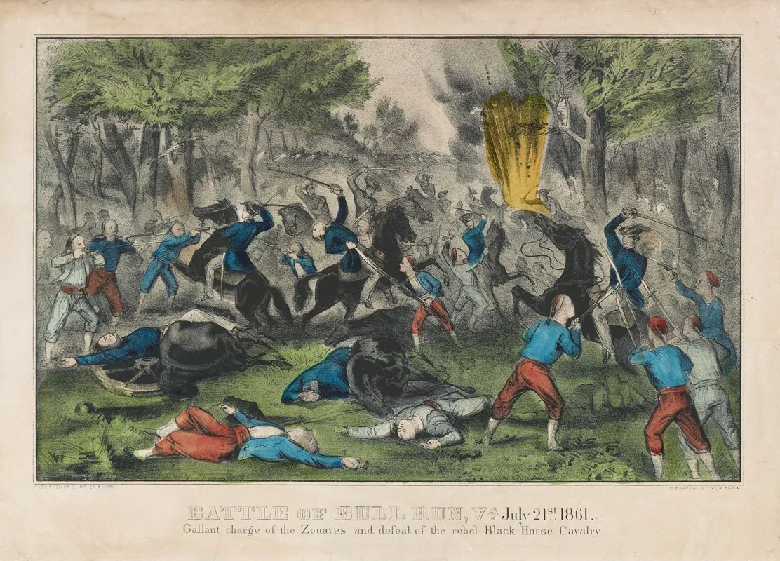 Battle Of Bull Run Va July 21st 1861