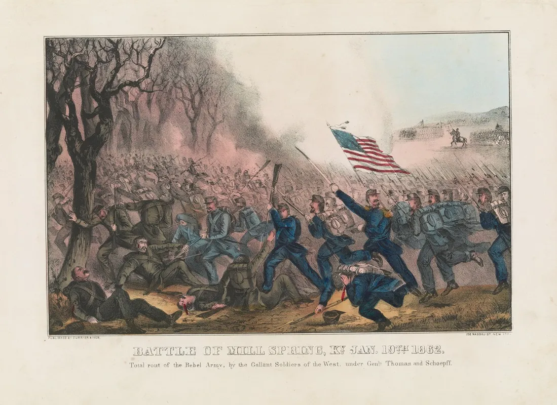 Battle Of Mill Spring Ky Jan 19th 1862