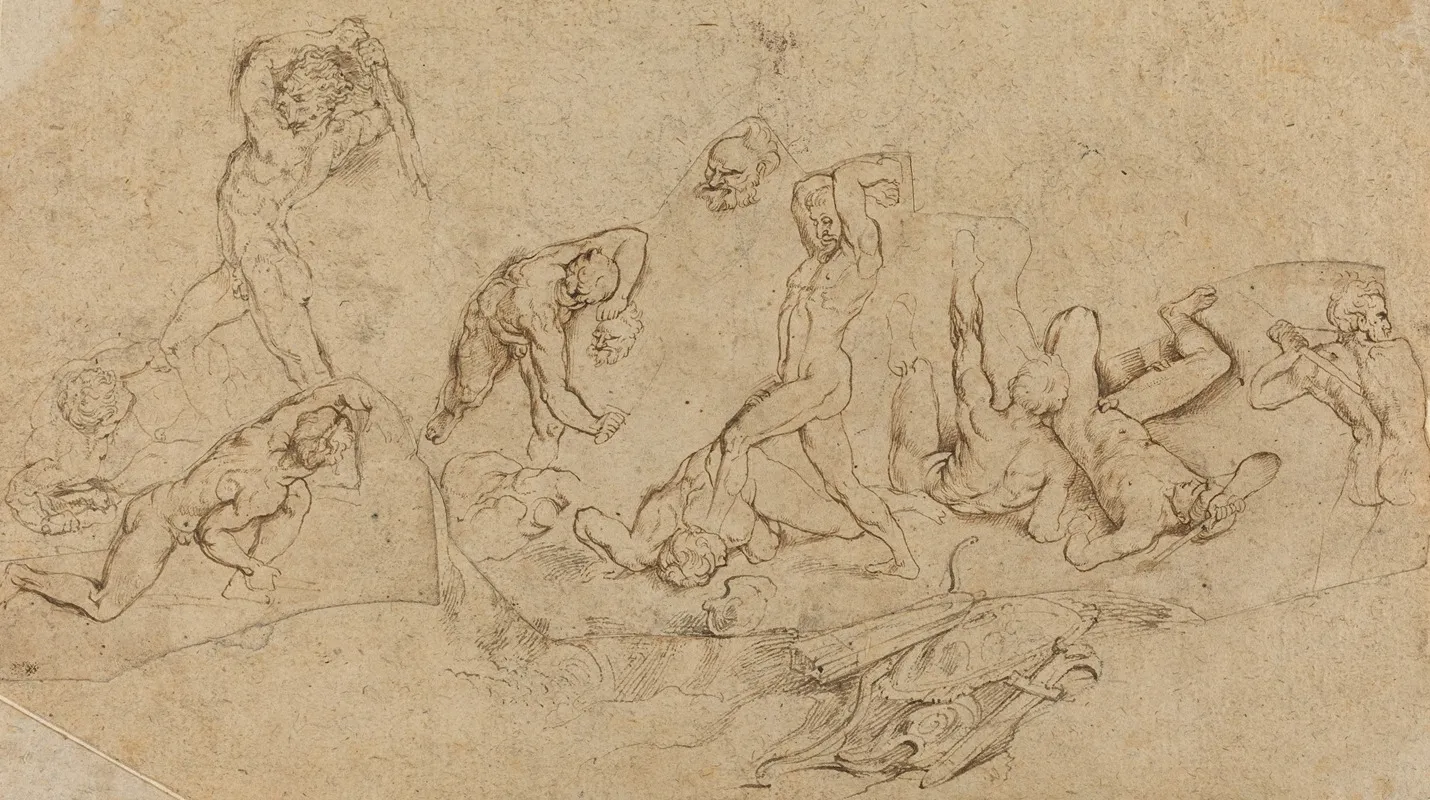 Battle Of Nude Men