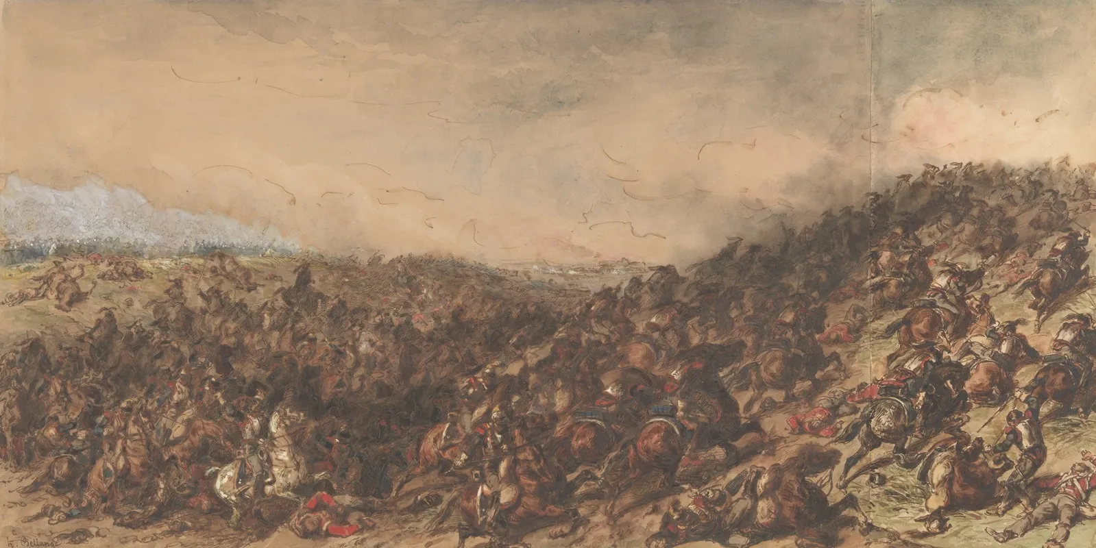 Battle Scene Waterloo